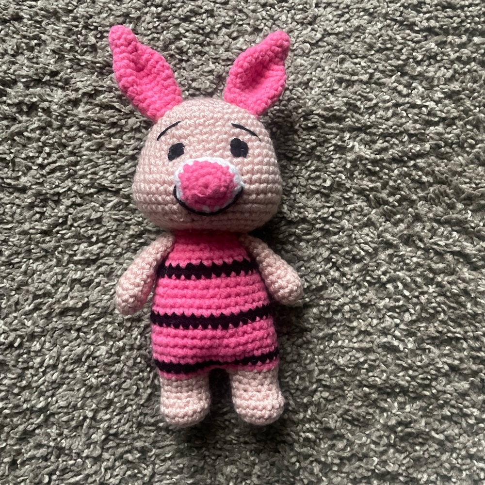 Crochet Piglet Toy